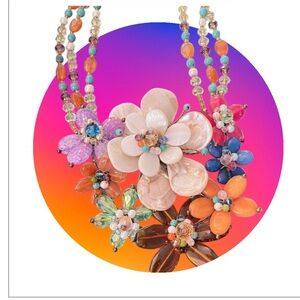 Boutique Floral Necklace Large